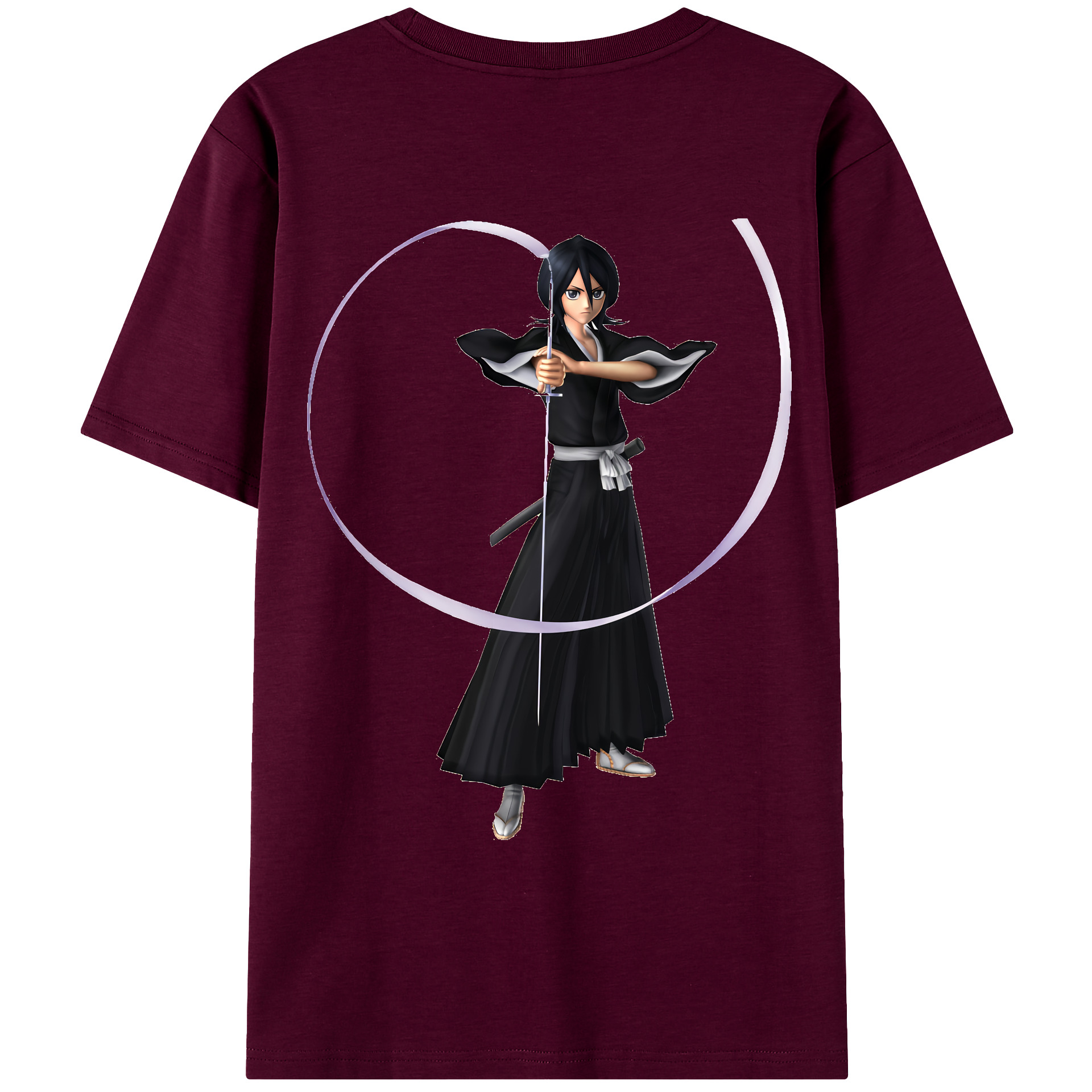（画像用） ブリーチ 朽木ルキア BLEACH Kuchiki Rukia レディース半袖Tシャツ(バックプリント)